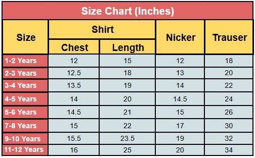 Size Chart Image