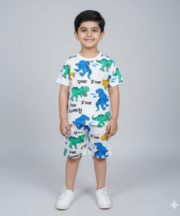 Dino Star Nicker Shirt Pair