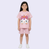 Cute Kiti Nicker shirt Pair Set