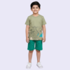 Poo Panda Family Printing Nicker Shirt