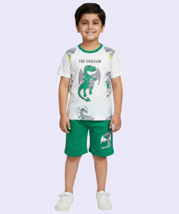 Flaming Dragons T-Shirts & Shorts Set