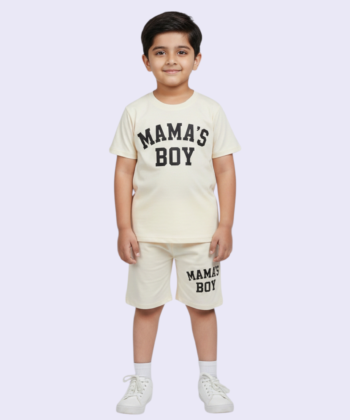 Mama's Boy White Nicker Shirt Pair