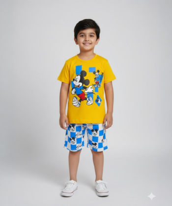 Mickey Mouse Yellow Nicker Shirt